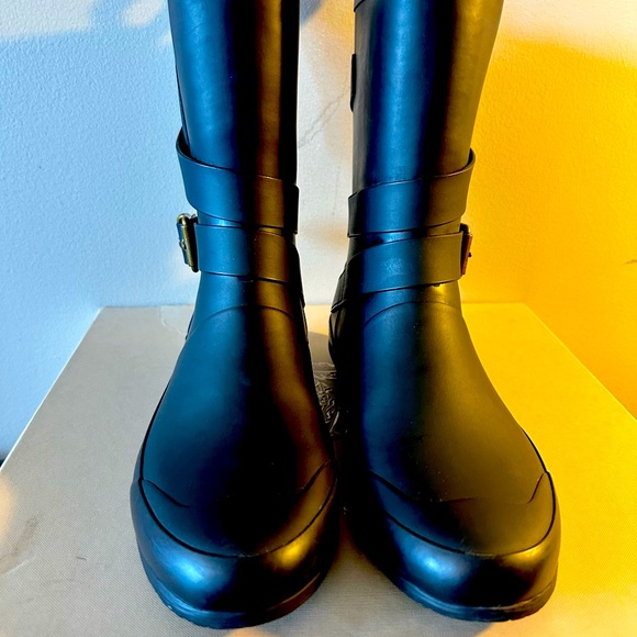 Burberry LF Brainmid RNB Rain Boots - Size EUR 38/7.5 - 8 US - Picture 1 of 16
